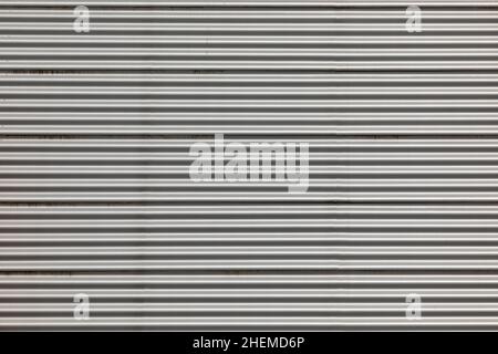 fond de métal ondulé gris en ondes harmoniques Banque D'Images