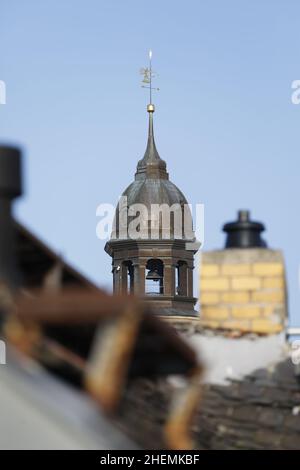 Blick auf die Turmhaube des Reichenbacher Turm à Görlitz Banque D'Images