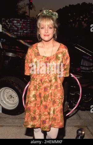 Holly Fields à la NBC Television Summer Blast Party le 19 juillet 1990