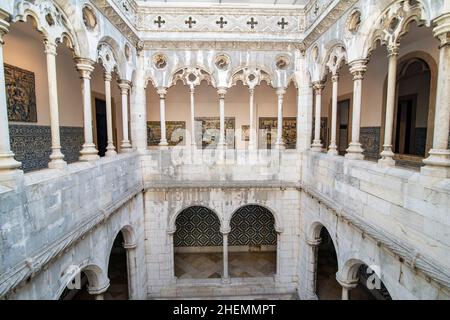 Le Musée de l'Azulejo ou Museu National do Azulejo au monastère Madre de Deus Couvent dans la ville de Lisbonne au Portugal.Portugal, Lisbonne, octobre Banque D'Images