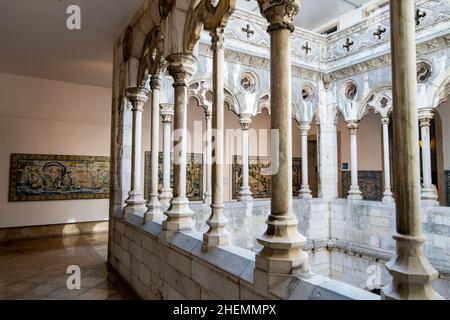 Le Musée de l'Azulejo ou Museu National do Azulejo au monastère Madre de Deus Couvent dans la ville de Lisbonne au Portugal.Portugal, Lisbonne, octobre Banque D'Images