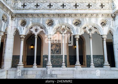 Le Musée de l'Azulejo ou Museu National do Azulejo au monastère Madre de Deus Couvent dans la ville de Lisbonne au Portugal.Portugal, Lisbonne, octobre Banque D'Images