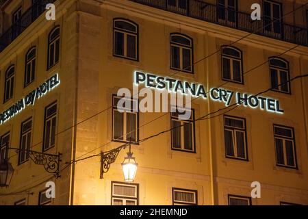 L'Hôtel Pestana CT7 à Baixa dans la ville de Lisbonne au Portugal.Portugal, Lisbonne, octobre 2021 Banque D'Images