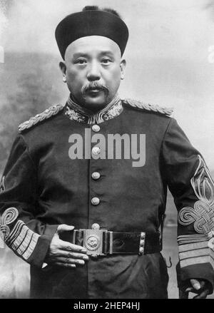 Yuan Shikai (1859 - 1916), militaire et fonctionnaire chinois de la dynastie Qing, empereur de l'Empire de Chine. Banque D'Images