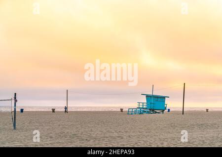 venise, californie, états-unis.05-23-17: parc de skate sur la plage de Venise par une journée ensoleillée. Banque D'Images