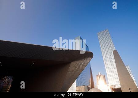 L'incroyable gare centrale moderne de Rotterdam Banque D'Images