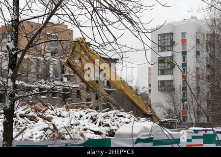 Rénovation à Moscou-construction de plusieurs étages 22 Banque D'Images
