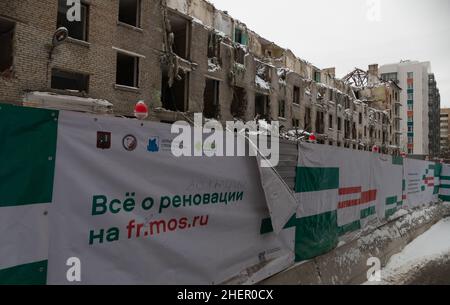 Rénovation à Moscou-construction de plusieurs étages 22 Banque D'Images