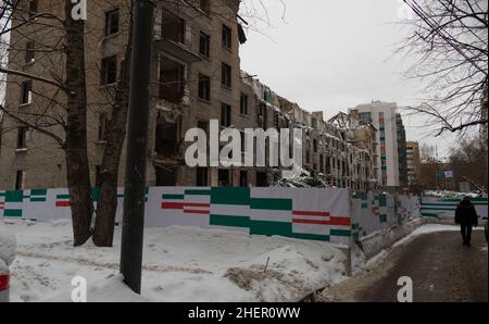 Rénovation à Moscou-construction de plusieurs étages 22 Banque D'Images