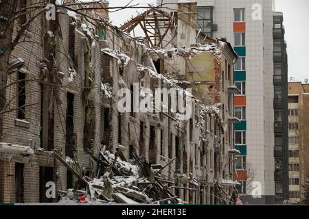 Rénovation à Moscou-construction de plusieurs étages 22 Banque D'Images