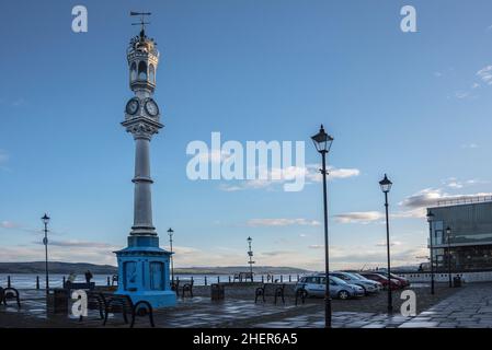 The Beacon Clock Tower, Greenock, Écosse Banque D'Images