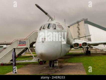 Hawker Siddeley Nimrod R.Mk.1 à RAF Cosford Banque D'Images