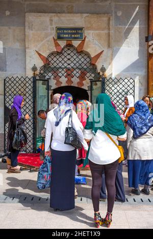 Mausolée du Haji, Mosquée Hacibayram, haute ville, Ankara, Turquie,Ankara, Turquie Banque D'Images