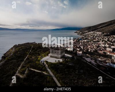 Forteresse de Nehaj, bâtiment historique dans la ville de Senj, Croatie Banque D'Images