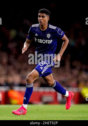 Photo du dossier datée du 26-10-2021 de Cody Drameh, de Leeds United, que Cardiff a signé à titre de prêt pour le reste de la saison.Date de publication : le mercredi 12 janvier 2022. Banque D'Images