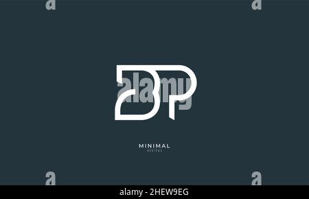 Lettre alphabétique logo BP Illustration de Vecteur