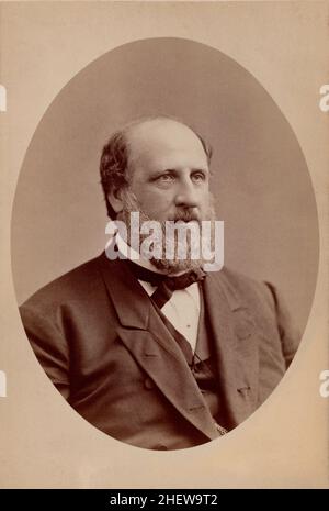 William Magear 'Boss' Tweed (1823-1878), homme politique américain, plus connu sous le nom de 'Boss' de Tammany Hall, jouant un rôle majeur dans la politique de New York au 19th siècle, tête et épaules Portrait, Jeremiah Gurney, 1870 Banque D'Images