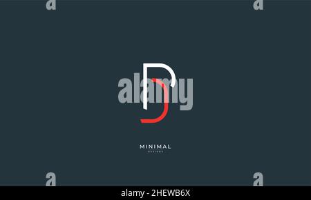 Lettre alphabétique icône logo PJ ou JP Illustration de Vecteur