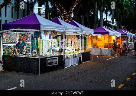Les marchés collectifs, Stanley Street, Southbank Parklands, Brisbane, Queensland,Australie Banque D'Images