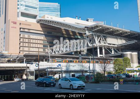 Osaka, Japon - 03 2022 janvier - Gare d'Osaka à Kita-ku, Osaka, Japon. Exploité par West Japan Railway Company (JR West). Banque D'Images