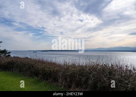 Le parc national de fort Casey est situé sur l'île Whidbey, dans le comté d'Island, dans l'État de Washington. C'est un parc de l'État de Washington et un quartier historique à t Banque D'Images