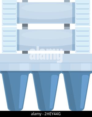 Vecteur de dessin animé de l'icône de filtre d'osmose.Système d'eau.Réservoir de purification Illustration de Vecteur