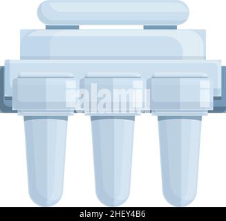 Vecteur de dessin animé d'icône de technologie d'osmose.Système d'eau.Réservoir de retour Illustration de Vecteur