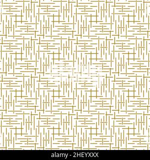 Motif vectoriel abstrait simple et sans couture composé d'éléments répétés. Illustration de Vecteur