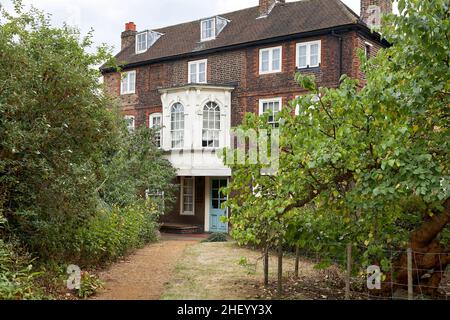 Maison et jardin William Hogarth à Chiswick, Londres, Royaume-Uni Banque D'Images