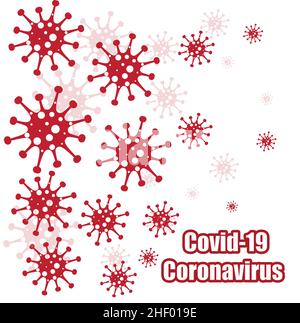 Différents types de virus.Bactéries Biologie organismes modèle sans couture.Infection par le virus épidémie d'Ebola malade. Illustration de Vecteur