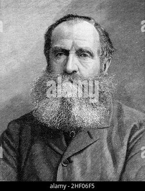 Portrait de John Poyntz Spencer, 5th Earl Spencer (1835 - 1910), vicomte Althorp; politicien libéral britannique sous Gladstone Banque D'Images