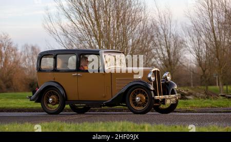 1934 voiture BSA vintage Banque D'Images