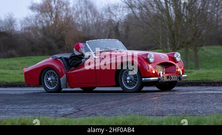 Voiture classique Triumph TR2 1955 Banque D'Images