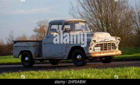 Vieux camion 3100 de Chevrolet 1957 Banque D'Images