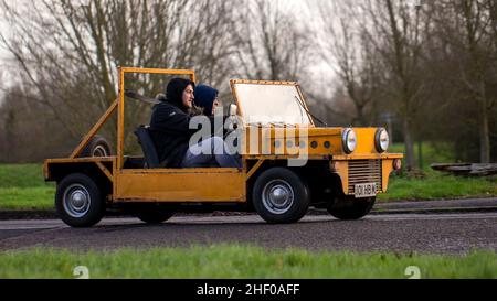 1962 Morris Mini Moke voiture classique Banque D'Images