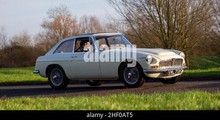 Voiture sport classique 1968 MGB GT Banque D'Images