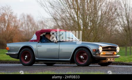 Voiture classique Triumph TR6 1971 Banque D'Images