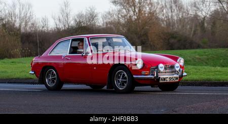 Voiture sport classique 1973 MGB GT Banque D'Images