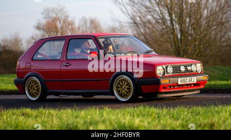 1990 Volkswagen Golf GTI voiture classique Banque D'Images