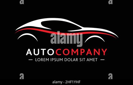 Design du logo de la société automobile moderne.Vecteur et illustration. Illustration de Vecteur