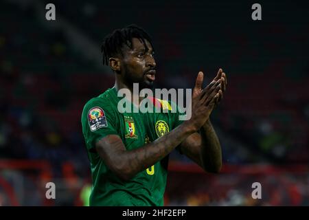 YAOUNDÉ, CAMEROUN - JANVIER 13: André-Frank Zambo Anguissa du Cameroun la coupe d'Afrique des Nations 2021 a match entre le Cameroun et l'Ethiopie au Stade d'Olembé le 13 janvier 2022 à Yaoundé, Cameroun.(Photo de SF) crédit: Sebo47/Alay Live News Banque D'Images