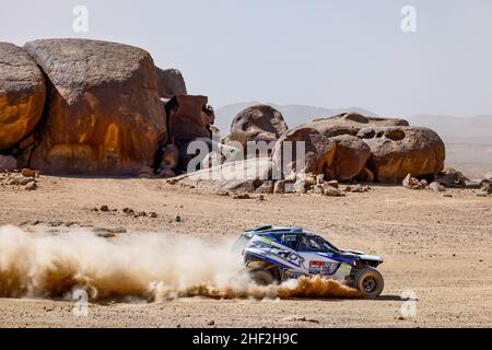 316 Costes Lionel (fra), Tressens Christophe (fra), pH Sport dans les pas de Léa, pH Sport Zephyr, T4 FIA SSV, W2RC, action pendant la phase 11 du rallye Dakar 2022 autour de Bicha, le 13th 2022 janvier à Biha, Arabie Saoudite - photo Frédéric le Floch / DPPI Banque D'Images