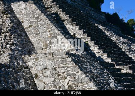Temple des inscriptions (El Templo de las Inscripciones), site archéologique de Palenque, état du Chiapas, Mexique, Amérique du Nord,Site du patrimoine mondial Banque D'Images