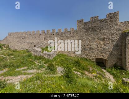 Forteresse de Blagaj (Stjepan-grad) près de Mostar, Bosnie-Herzégovine Banque D'Images