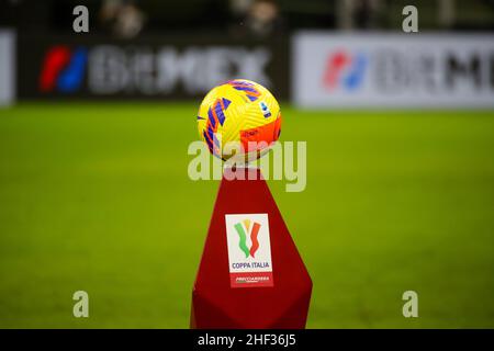 Milan, Italie.13th janvier 2022.Match de football italien Coppa Italia entre AC Milan vs Gênes CFC le 13 janvier 2022 au stade Giuseppe Meazza à Milan, Italie pendant AC Milan vs Gênes CFC, match de football italien Coppa Italia à Milan, Italie, janvier 13 2022 crédit: Independent photo Agency/Alay Live News Banque D'Images