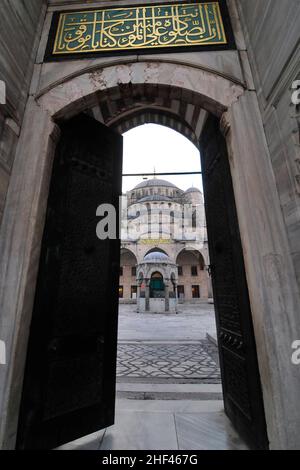 La mosquée bleue à Istanbul, Turquie. Banque D'Images