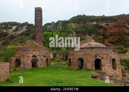 Historique Brickworks Porth Wen Anglesey, pays de Galles du Nord Banque D'Images