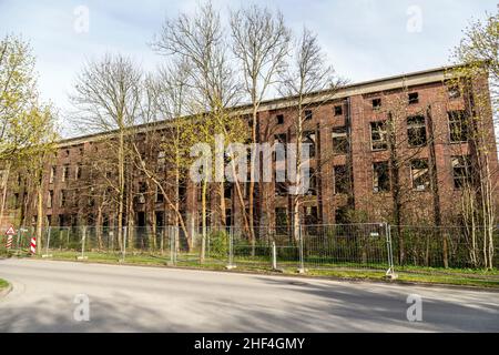 Old German WW2 V2 rocket-usine de Peenemunde Banque D'Images