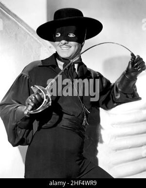 TYRONE POWER dans LA MARQUE DE ZORRO (1940), réalisé par ROUBEN MAMOULIAN.Crédit: 20th CENTURY FOX / Album Banque D'Images