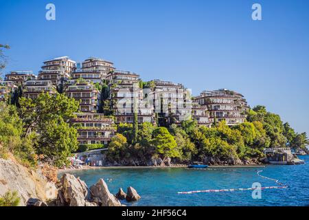 Budva, Monténégro - 25 septembre 2021.Complexe d'appartements Dukley Gardens à Budva, Monténégro Banque D'Images